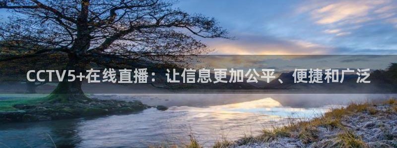 nba直播免费观看黑白：CCTV5+在线直播：让信息更加公平、便捷和广泛