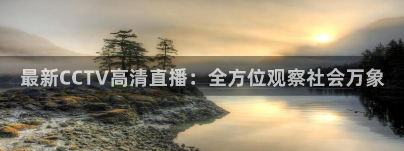 黑白直播间：最新CCTV高清直播：全方位观察社会万象